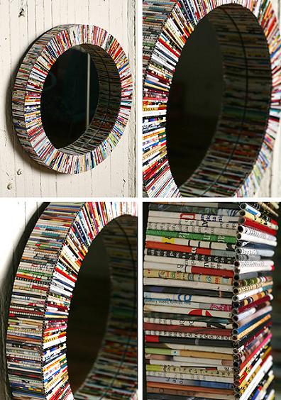 Hot Product: Recycled Magazine Mirror - From Trash to Reflection Perfection