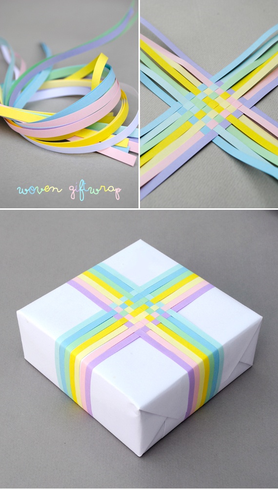 Woven gift-wrap // pastel edition ::::: ❥